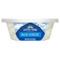 Crystal Farms Blue Cheese, Crumbled, 4 Ounce