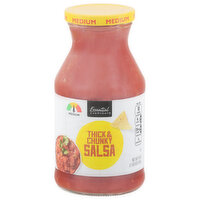 Essential Everyday Salsa, Thick & Chunky, Medium, 24 Ounce