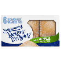 Entenmann's Baker's Delights Apple Mini Snack Pies, 6 packs, 12 oz, 6 Each