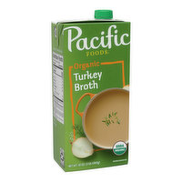 Pacific Foods Organic Turkey Broth, 32 Ounce