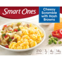 Smart Ones Cheesy Scramble with Hash Browns, Eggs & Cheddar, Monterey Jack & Mozzarella Cheeses Frozen Meal, 6.49 Ounce