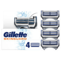 Gillette SkinGuard Men's Razor Blades, 4 Blade Refills, 4 Each