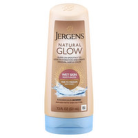 Jergens Moisturizer, Wet Skin, Natural Glow, Fair to Medium, 7.5 Ounce