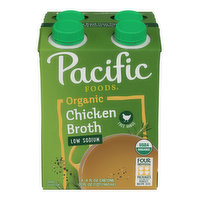 Pacific Foods Low Sodium Organic Free Range Chicken Broth, 32 Fluid ounce