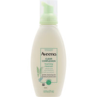 Aveeno Foaming Cleanser, Clear Complexion, Cleanse, 6 Ounce
