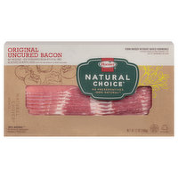 Hormel Natural Choice Bacon, Original, Uncured, 12 Ounce