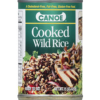 Canoe Wild Rice, Cooked, 15 Ounce