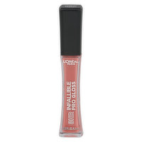 L'Oreal Infallible Lip Gloss, Pro, 8HR, Shell Pink 885, 0.21 Fluid ounce