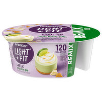 Dannon Light + Fit Yogurt & Mix-Ins, Fat Free, Key Lime Pie, Greek, 4.5 Ounce