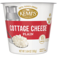 Kemps Cottage Cheese, Plain, Small Curd, 5.64 Ounce