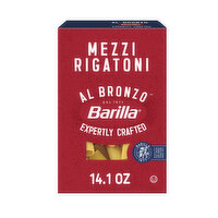 Barilla Al Bronzo Al Bronzo Mezzi Rigatoni Pasta, 14.1 Ounce