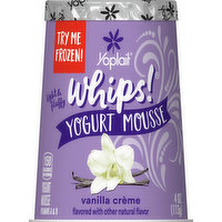 Yoplait Yogurt Mousse, Vanilla Creme, 4 Ounce