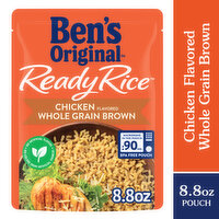 Ben's Original Ready Rice Rice, Chicken Flavored, Whole Grain Brown, 8.8 Ounce