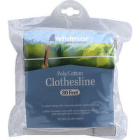Whitmor Clothesline, Poly Cotton, 80 Feet, 80 Foot