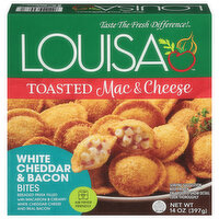 Louisa Toasted Mac & Cheese, White Cheddar & Bacon, 14 Ounce