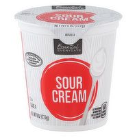 Essential Everyday Sour Cream, 8 Ounce