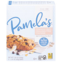 Pamela's Whenever Bars Oat Bars, Soft & Chewy, Chocolate Chip Coconut, 5 Each