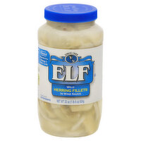 ELF Herring Fillets, in Wine Sauce, Wild, 22 Ounce