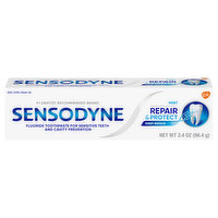 Sensodyne Toothpaste, Repair & Protect, Mint, 3.4 Ounce