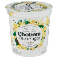 Chobani Yogurt-Cultured, Zero Sugar, Vanilla, 32 Ounce