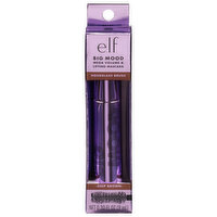 e.l.f. Mascara, Mega Volume & Lifting, Big Mood, Deep Brown, 0.3 Fluid ounce