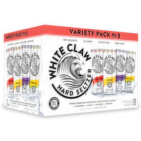 White Claw Hard Seltzer Hard Seltzer, Variety Pack, 12 Each