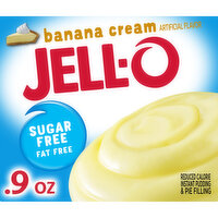 Jell-O Banana Cream Sugar Free & Fat Free Instant Pudding & Pie Filling Mix, 0.9 Ounce