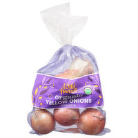 Wild Harvest Yellow Onions, Organic, 48 Ounce
