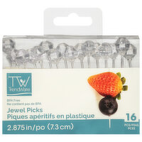 TrendWare Jewel Picks, 2.875 Inch, 16 Each