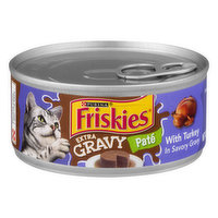 Friskies Cat Food, with Turkey in Savory Gravy