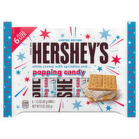 Hershey's Popping Candy, with Cream & Sprinkles, Full Size, 6 Each