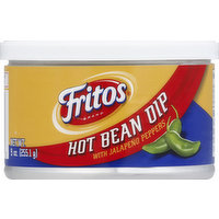 Fritos Dip, Hot Bean, with Jalapeno Peppers, 9 Ounce