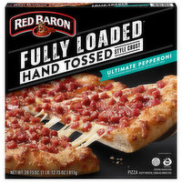 Red Baron Fully Loaded Pizza, Hand Tossed Style Crust, Ultimate Pepperoni, 28.75 Ounce