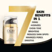 Olay Total Effects Total Effects 7-in-1 Anti-Aging Daily Face Moisturizer With SPF 30, 1.7 fl oz, 1.7 Ounce