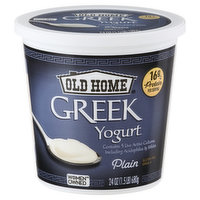 Old Home Yogurt, Greek, Plain