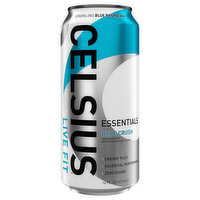 Celsius Live Fit Energy Drink, Blue Crush, Sparkling, 16 Fluid ounce
