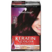 Keratin Color Permanent Hair Color, Ruby Noir 1.8, 1 Each