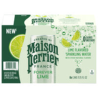 Maison Perrier Sparkling Water, Forever Lime, 8 Each