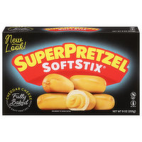 SuperPretzel SoftStix Pretzel Bites, Cheddar Cheese, 9 Ounce