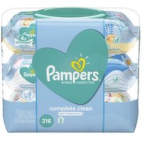 Pampers Wipes 3ct, 216 Each
