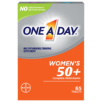 One A Day Multivitamin/Multimineral, Complete, Women's 50+, Tablets, 65 Each