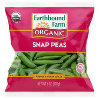 Earthbound Farm Organic Snap Peas, 6 Ounce