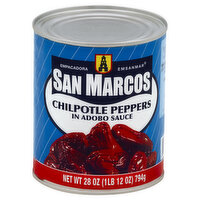 San Marcos Chilpotle Peppers, in Adobo Sauce, 28 Ounce