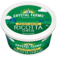 Crystal Farms Part-Skim Ricotta Cheese, 15 Ounce