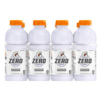 Gatorade Thirst Quencher, Zero Sugar, Glacier Cherry, 8 Each