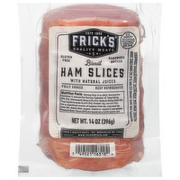 Frick's Ham Slices, Biscuit, Hardwood Smoked, 14 Ounce