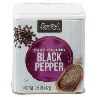 Essential Everyday Black Pepper, Pure Ground, 1.5 Ounce