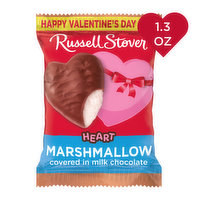 Russell Stover Valentine's Day Milk Chocolate Marshmallow Heart, 1.3 Ounce