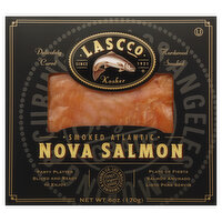 LASCCO Salmon, Nova, Smoked Atlantic, 6 Ounce