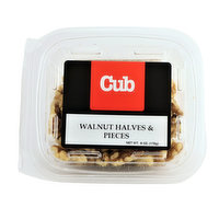 Bulk Walnut Halves & Pieces, 6 Ounce